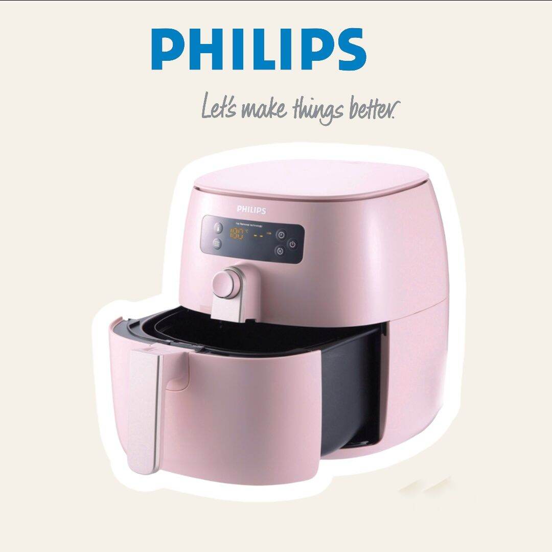 PHILIPS PREMIUM DIGITAL AIRFRYER HD9741 ( LYCHEE PINK ) by AMWAY Lazada