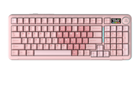 SOLAKAKA A99 Pro Equipped with Intelligent Screen Customized Mechanical Keyboard Tri-mode RGB Dazzle Effect Wireless Hot-swappable Gasket Structure Esports Keyboard