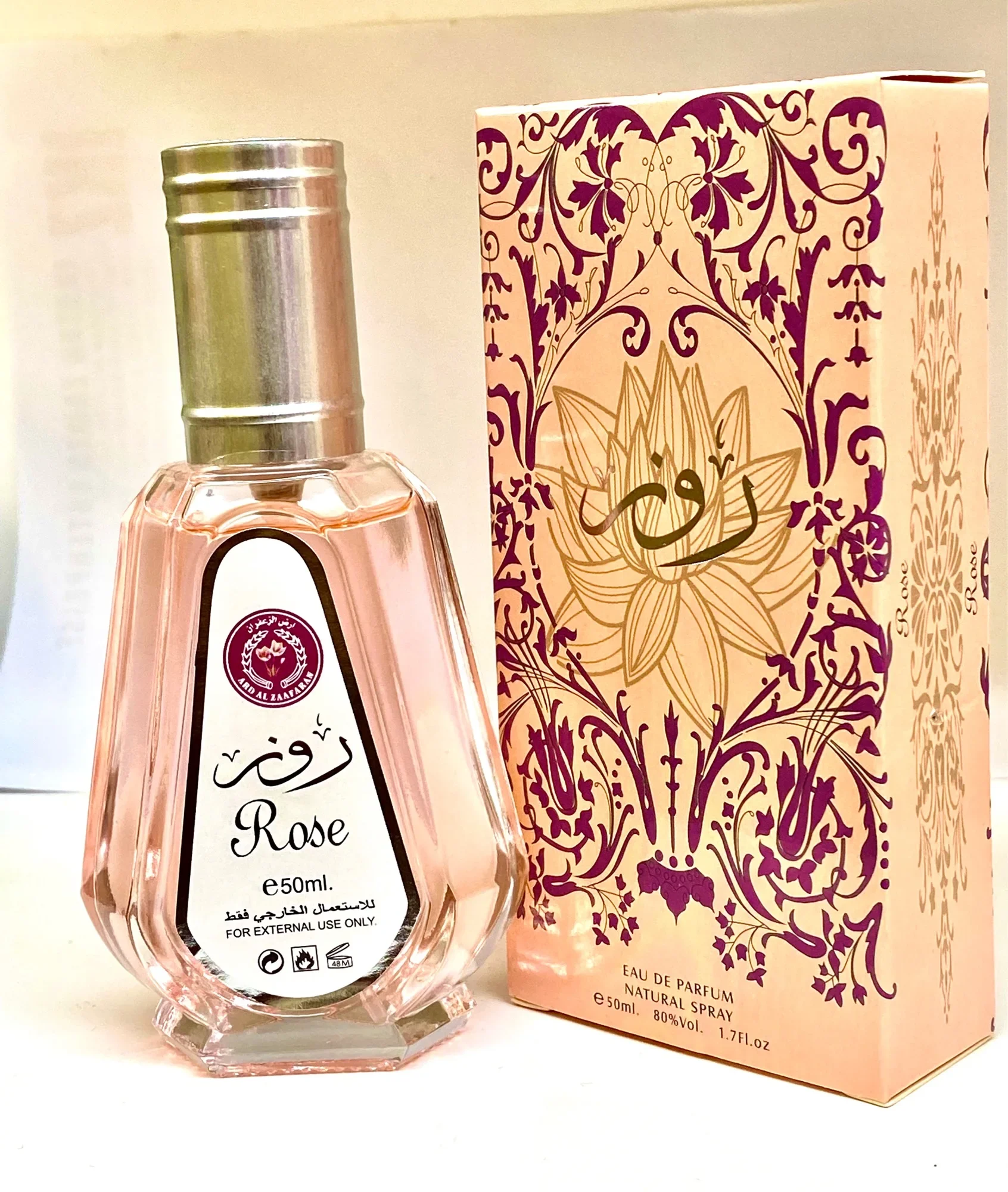Rose Paris Eau de Parfum 50ml Arabic Perfume Spray For Women-50ml edp