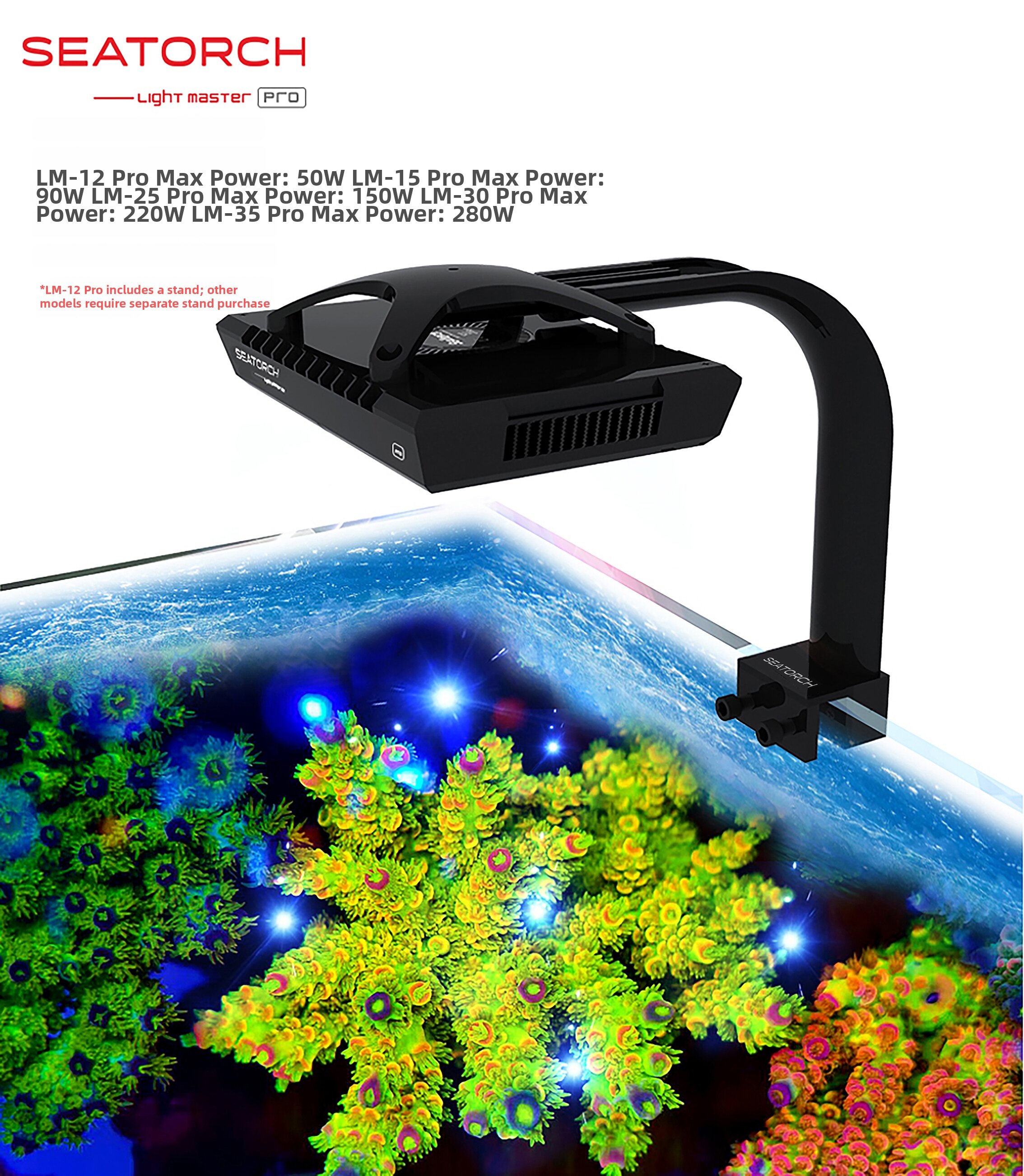 Seatorch LM-25PRO Smart Marine Light Coral Light LED Aquarium