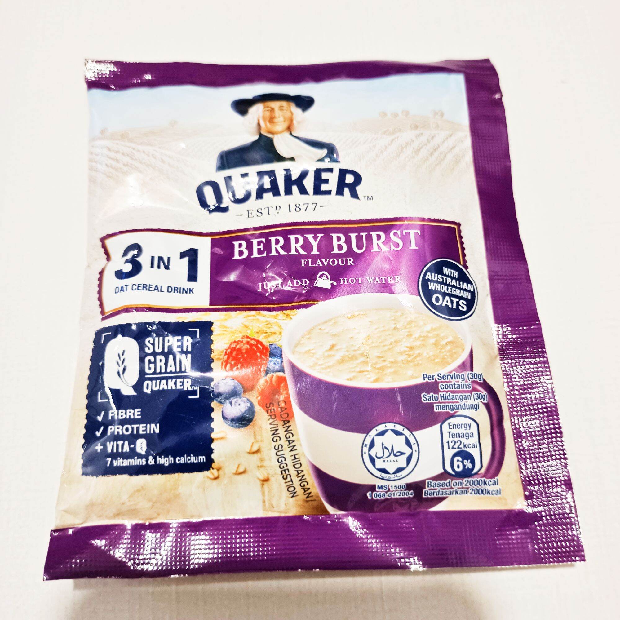 Quaker Oat Nature's Own Captain Instant Brown Rice Cereal With