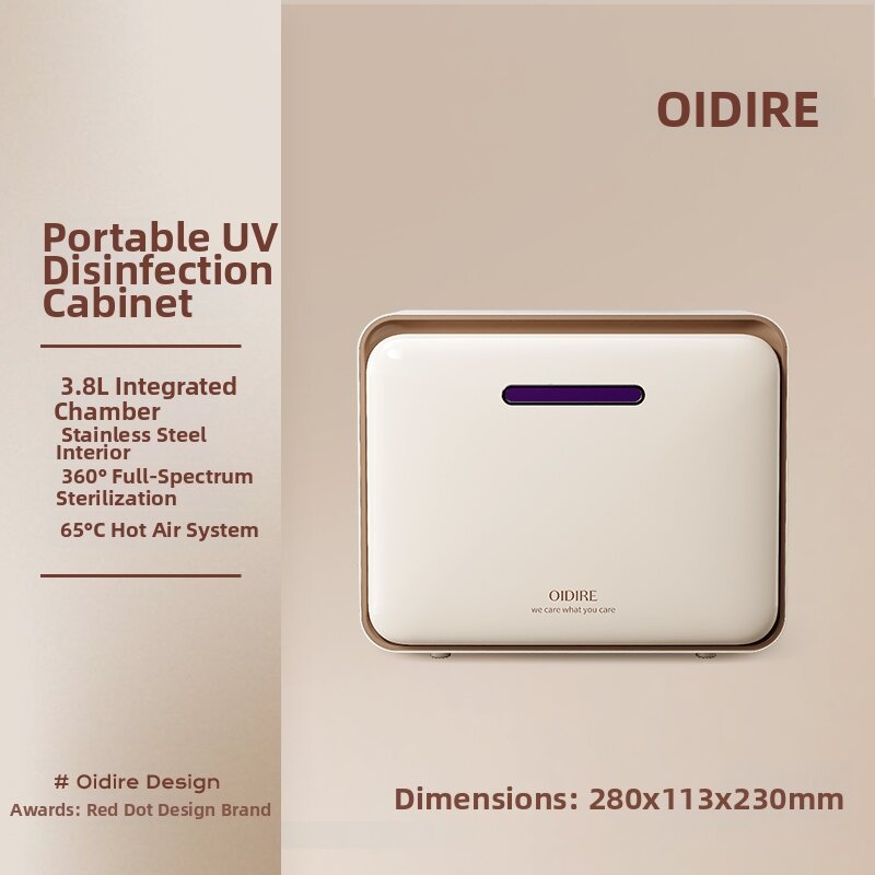 OIDIRE | Portable UV Sterilization Drying Baby Specific Disinfection Cabinet
