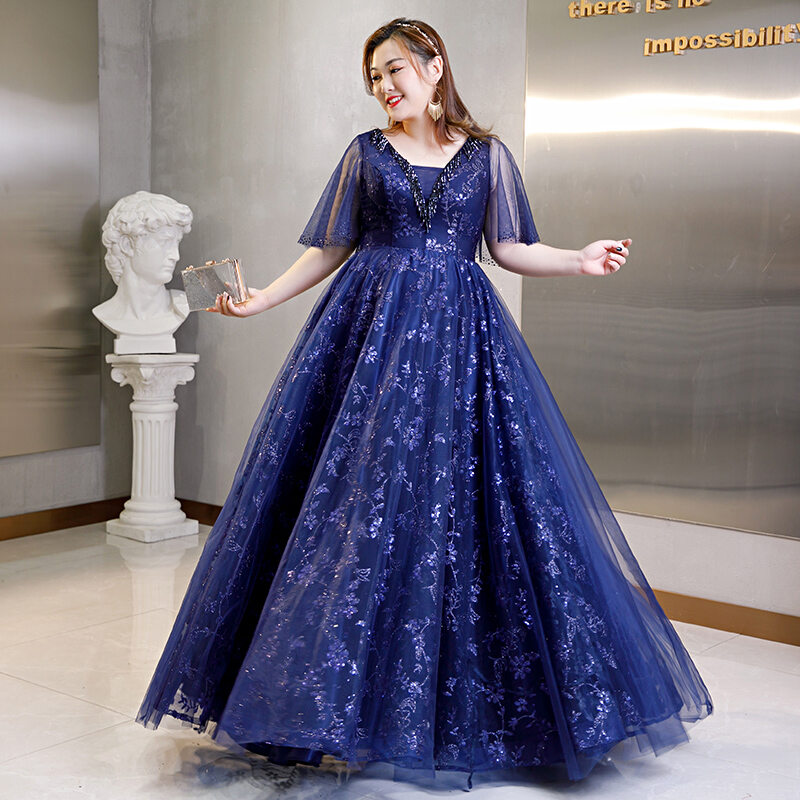 plus size evening dress malaysia Sexy Plus Size Evening Dresses main image 1
