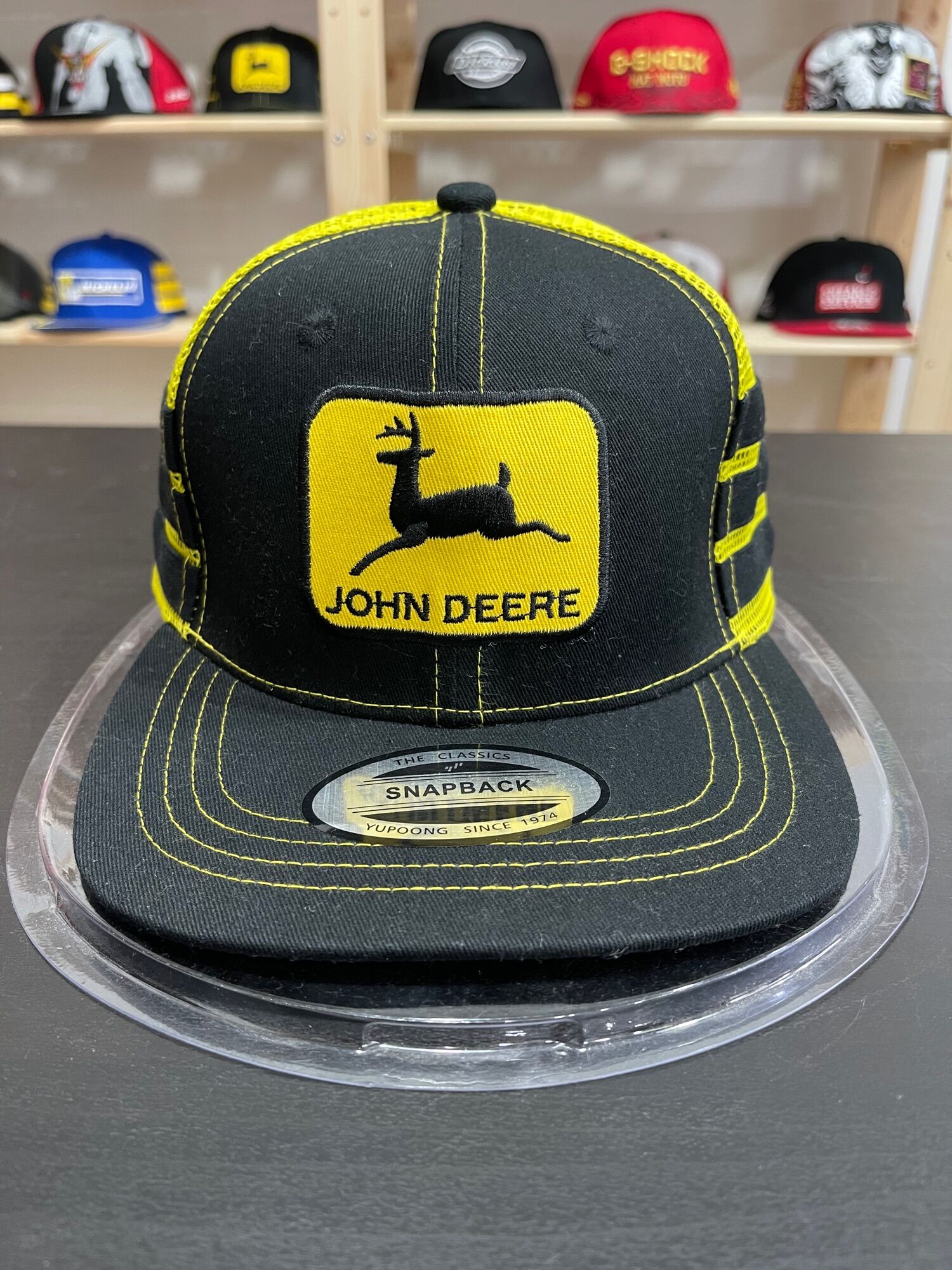 Trucker cap - John Deere (yellow+black 