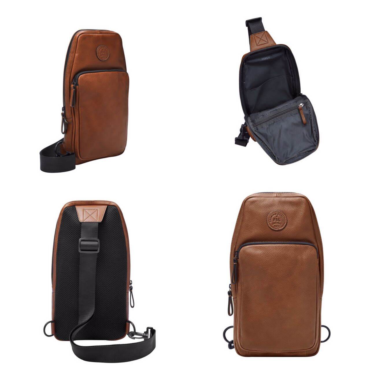 Fossil men's sales crossbody bags