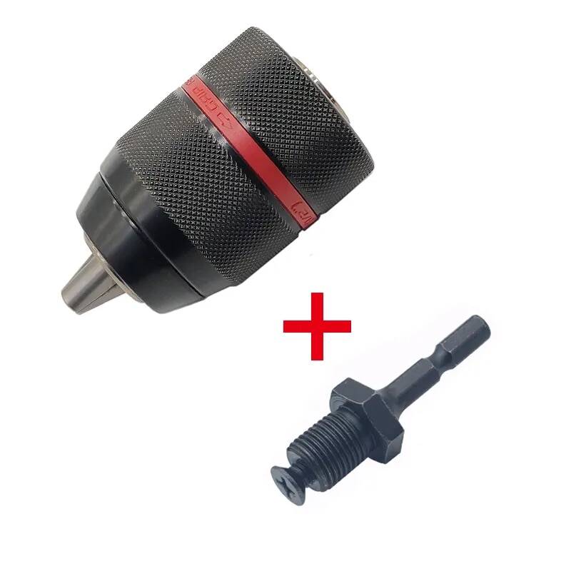 Metal Heavy Duty 1/2-20UNF 13mm Keyless Drill Chuck Hex Shank/SDS ...