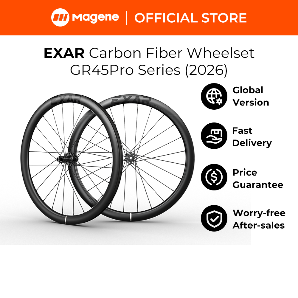 EXAR Bike Carbon Fiber Wheelset GR45 PRO Ride The Rough And Tough Disc Brake for Gravel Bike Wheels 2026 Edition ราคา 34,999 บาท*ส่งฟรี