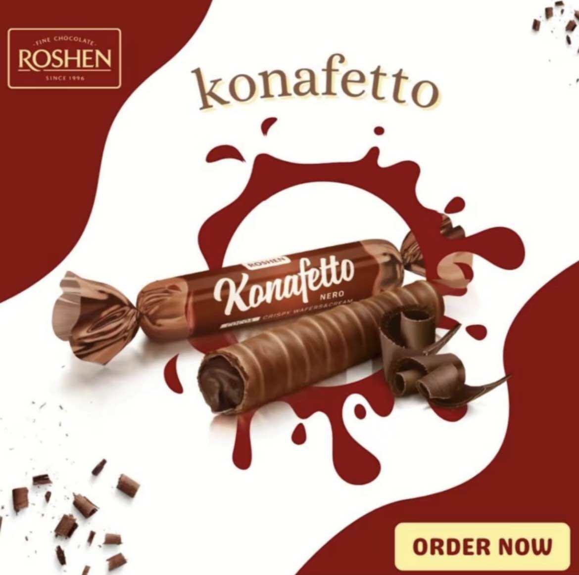 Konafetto Chocolate Wafer Cream Viral Arab Mekah Dubai Halal | Lazada