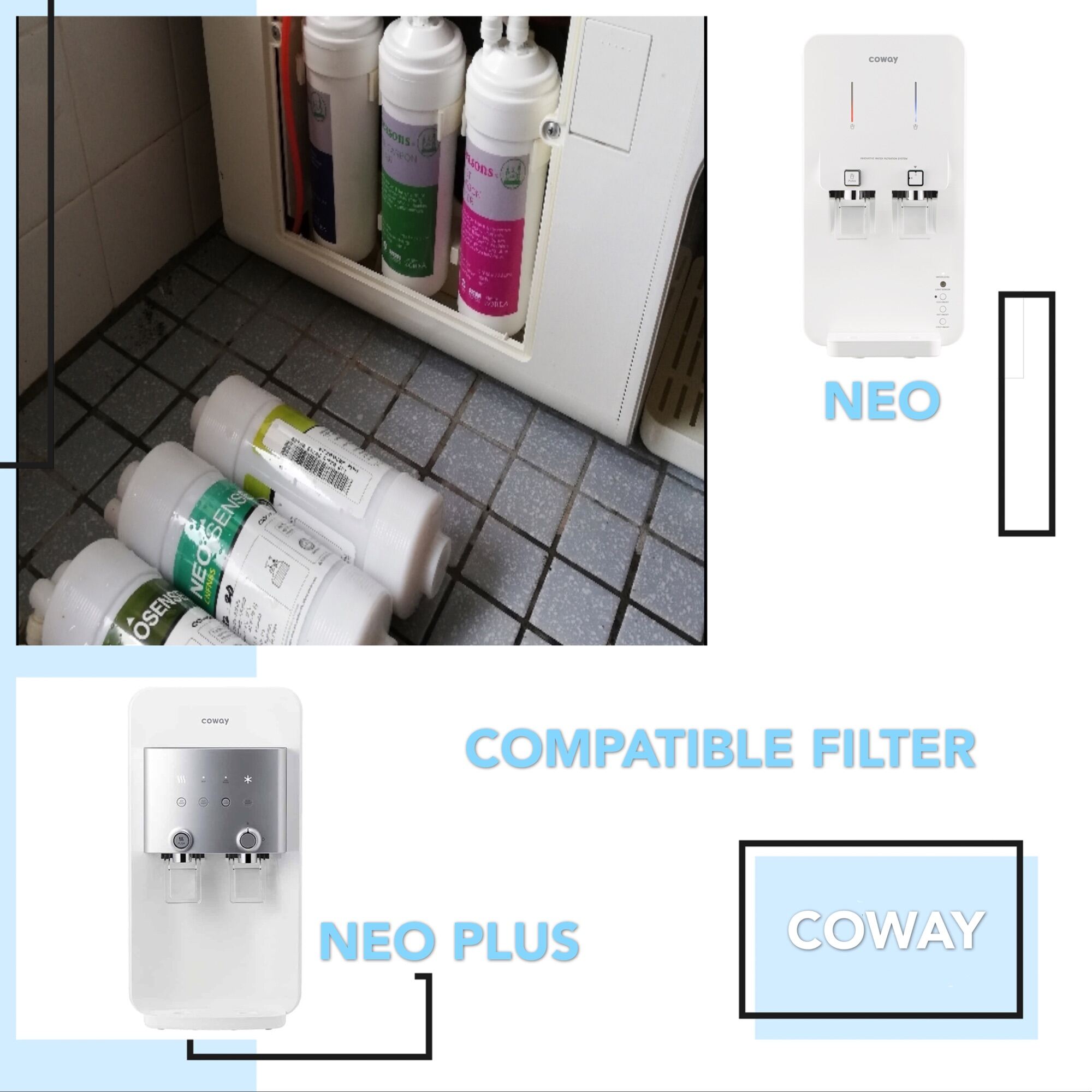 Korea Halal Alkaline Water Filter For Coway Neo Dispenser Lazada