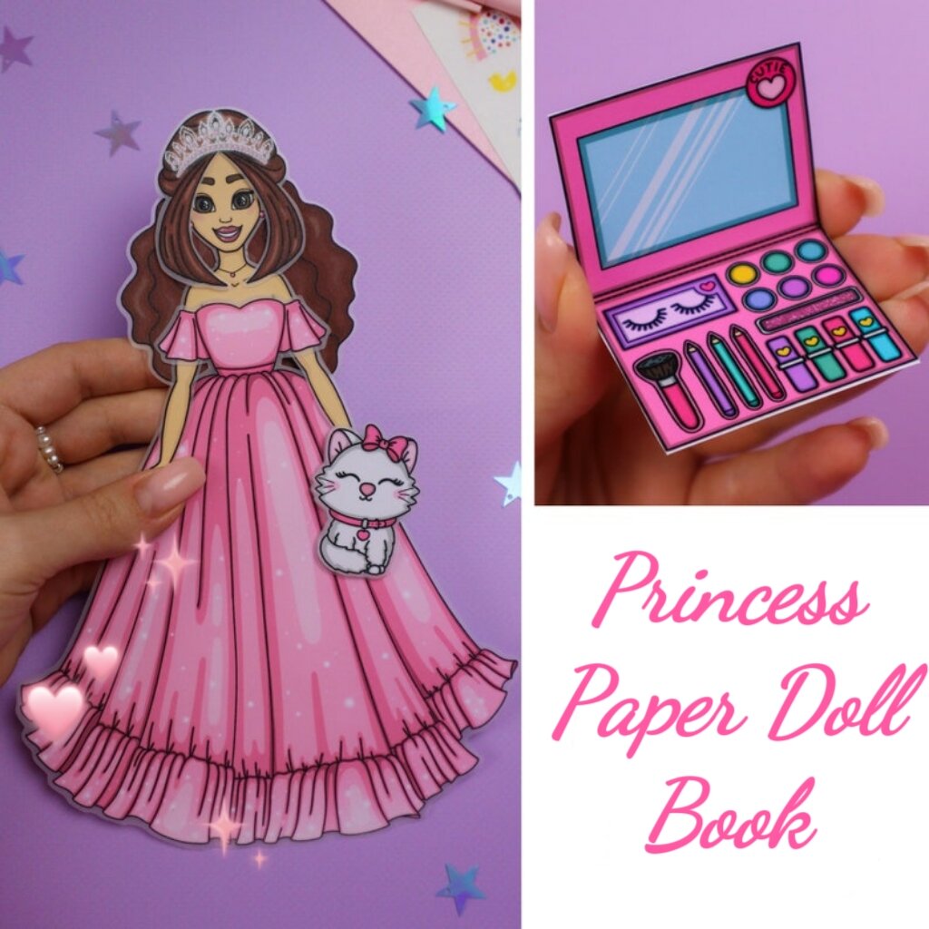Paper Doll Princess Dress Up Paper Doll Book Lazada