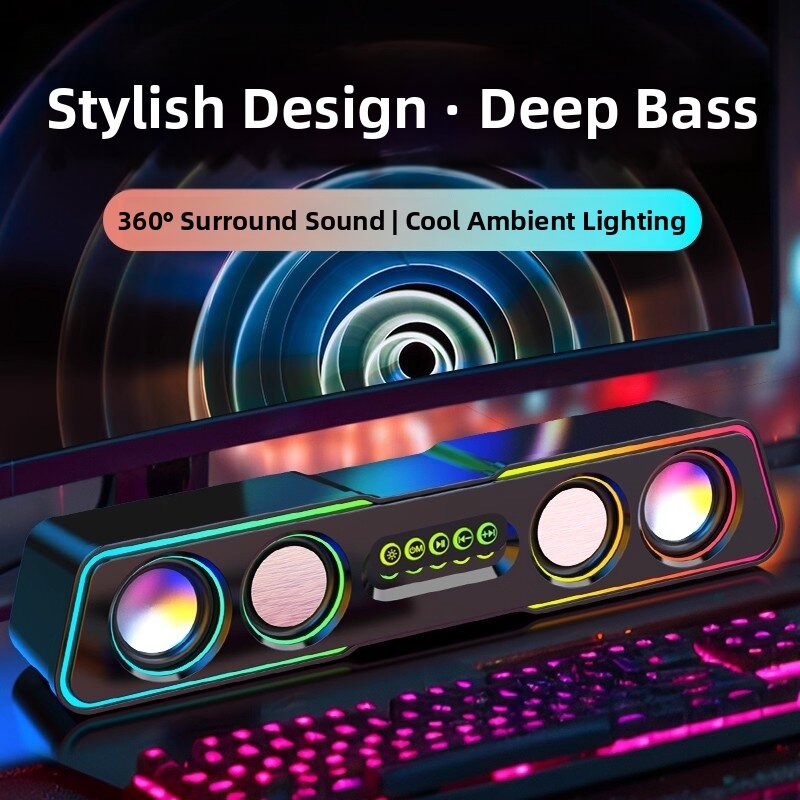 High Volume Stereo Subwoofer Computer Speaker For Car and Home