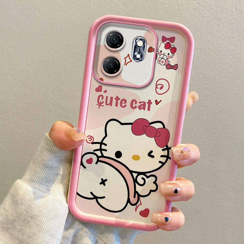 Honor X6D 5G Case For Honor X6D 5G【The latest silicone soft case cartoon cute female boy camera protection phone case cover-Y8】
