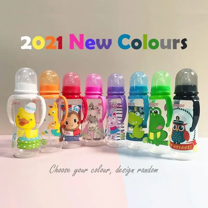 [BOLEH PILIH DESIGN] 8Oz Botol Susu Baby Standard Neck PP BPA Free
