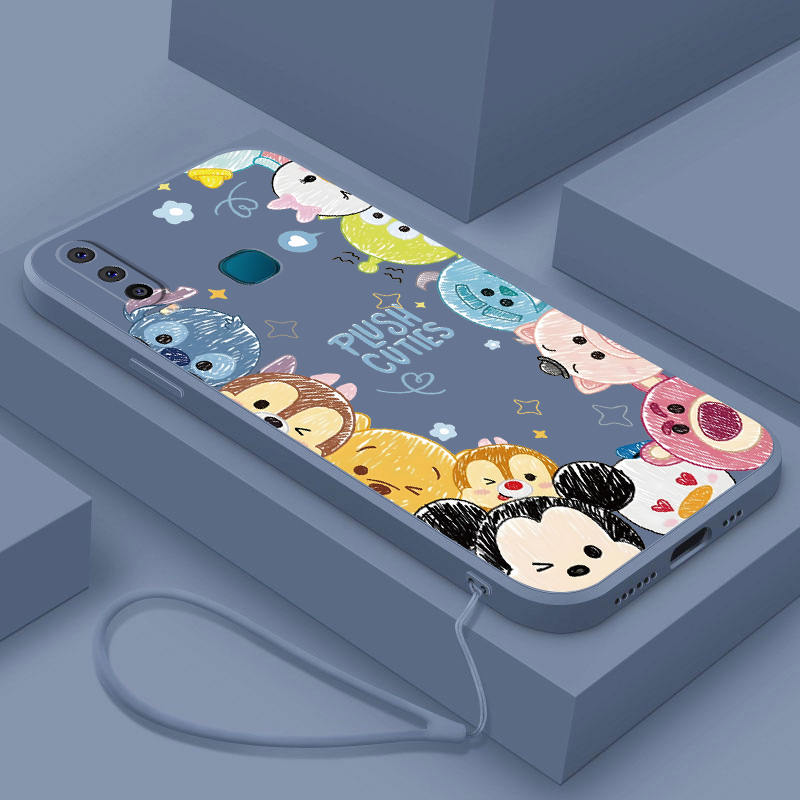 Vivo 1901 1902 1904 1906 V2254 V2206 V2207 V2203 1935 1938 Sweet Mickey Disney Matte Soft Case Cute Flexible Cover Lovely Cartoon Casing. 