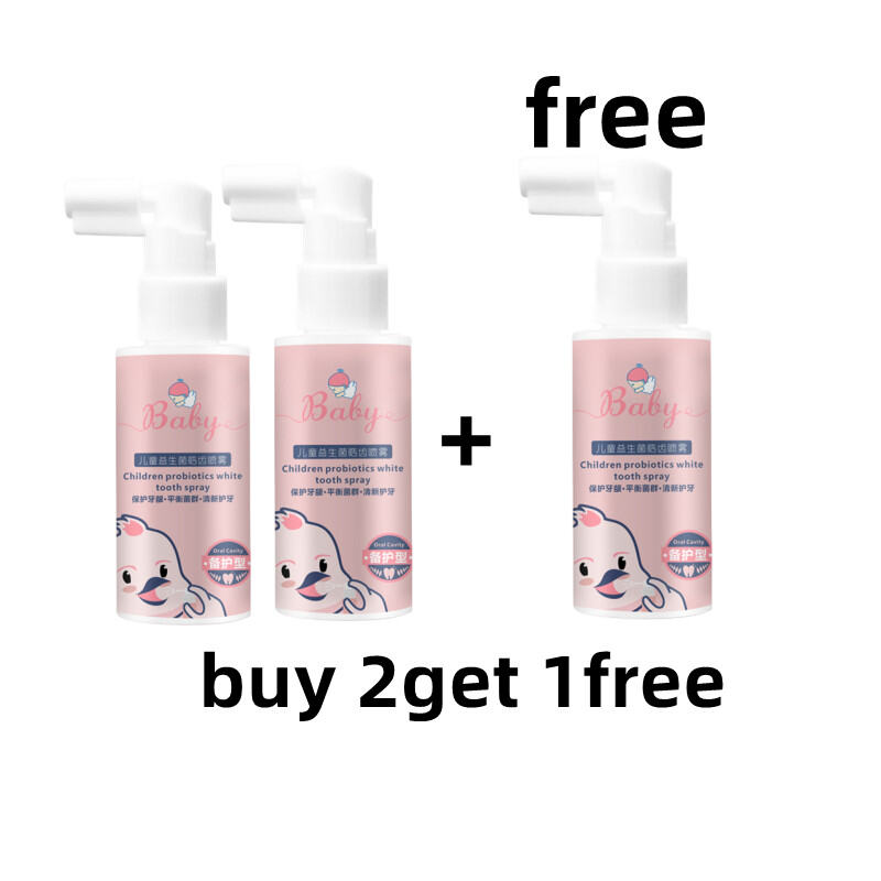 Baby Tooth Spray Children's Oral AntiCavity Probiotic Cleaning Spray Semburan Gigi Kanak Kanak