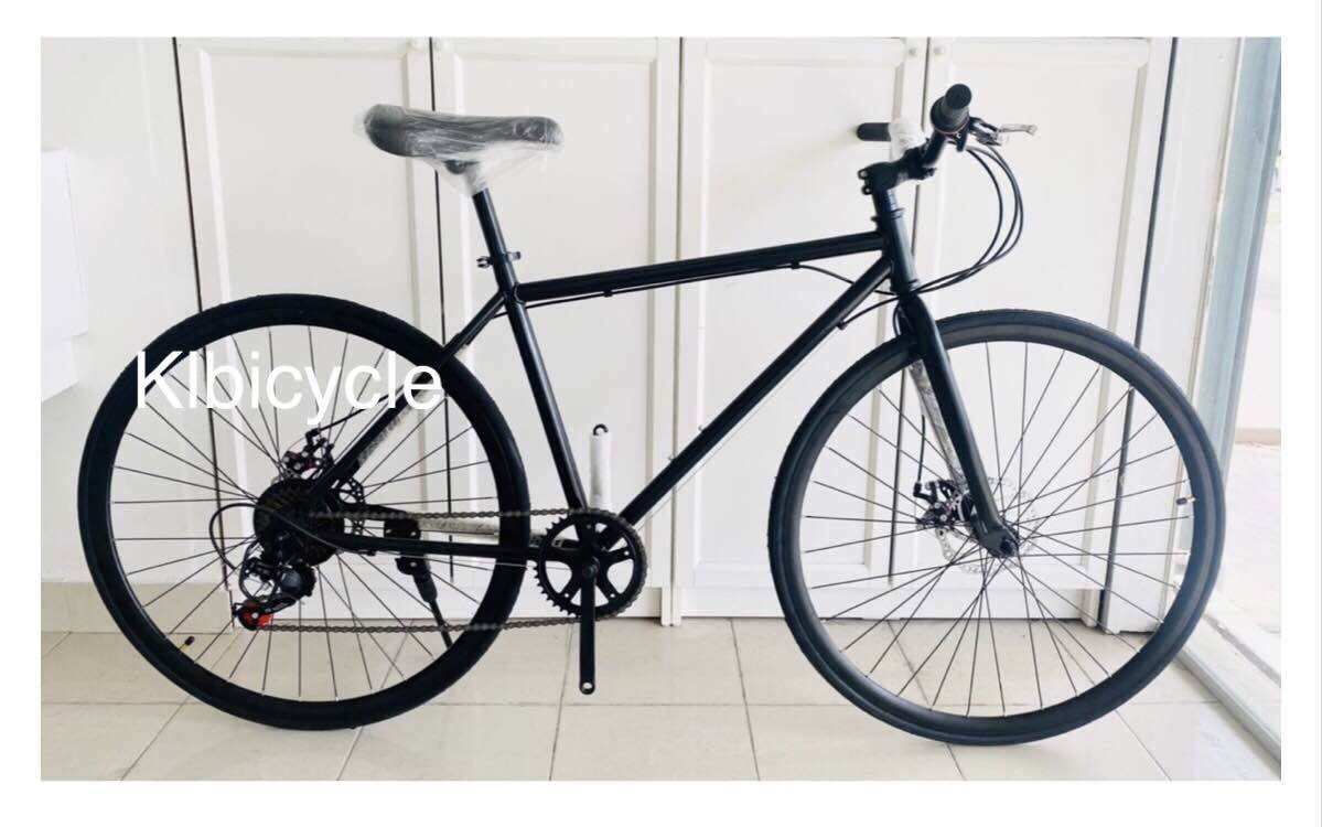 99%Assembled) Rm499 Hybrid Road Bike 700C speed DISC BRAKE Fixie