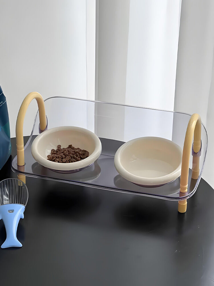 Adjustable Japanese Style Cat Dog Bowl One Piece Water Drinking Bowl Anti Flip Dog Basin Heightening Platform Dry Rice Bowl Harga  123 Ringgit*Penghantaran Percuma