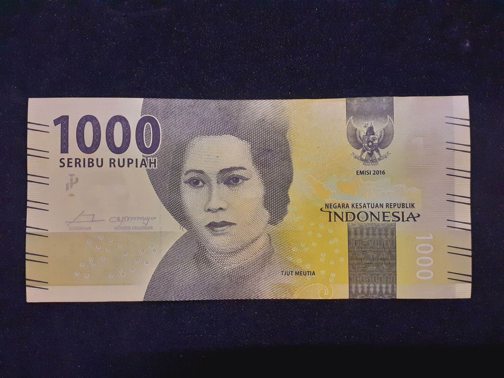 Indonesia 1000 Rupiah 2016 Prefix Xb Replacement Unc Banknote Lazada