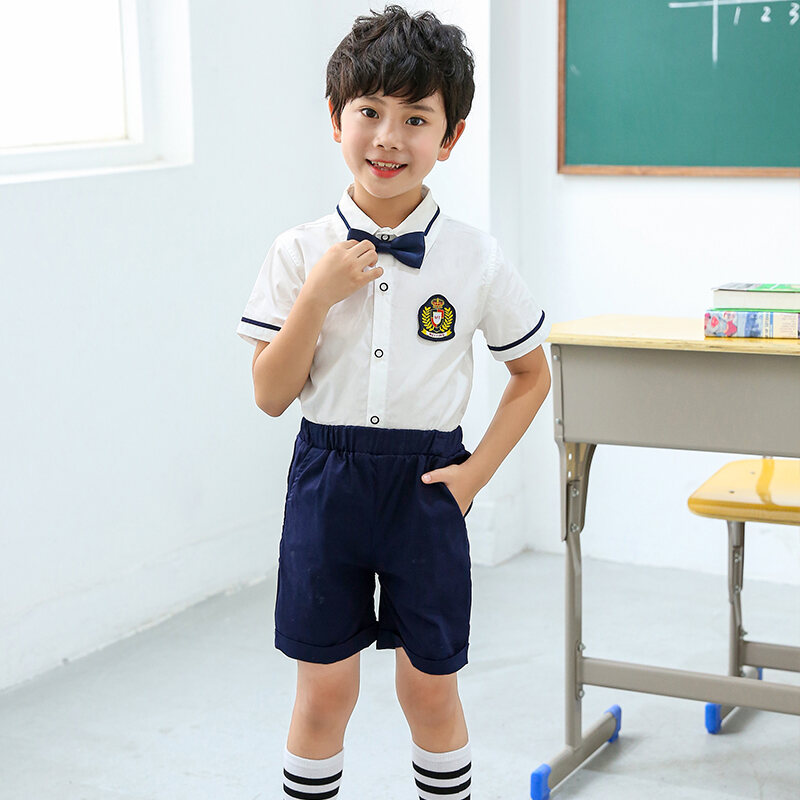 Primary School Students Recite Children's School Uniform Summer Chorus
