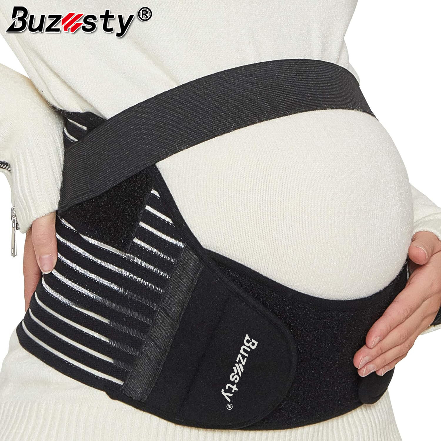 Buzesty Đai nâng bụng bầu đỡ bà bầu eo/lưng/bụng ban nhạc đai bụng