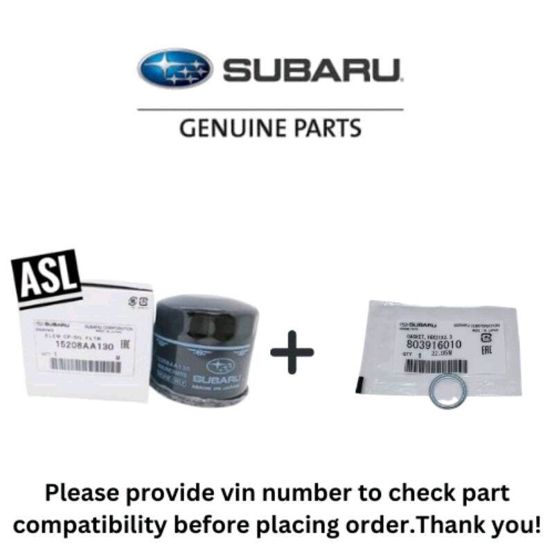 Genuine Oil Filter (15208AA130 ) Subaru BRZ / Forester / Toyota GT86