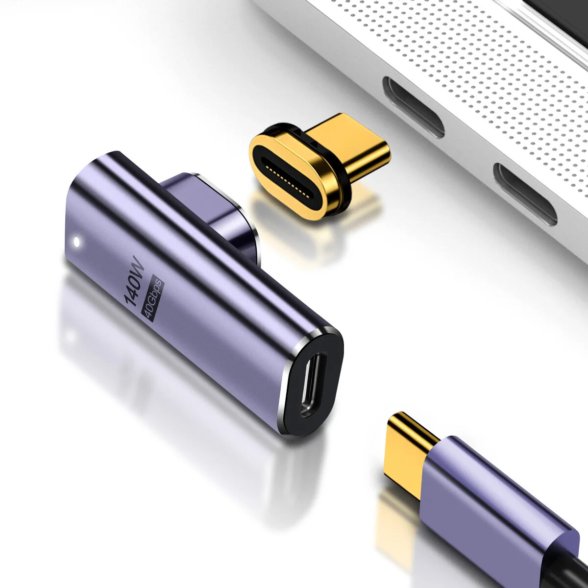 140W USB4.0 40Gbps Thunderbolt3 Magnetic Type-C OTG USB C To USB-C Fast ...