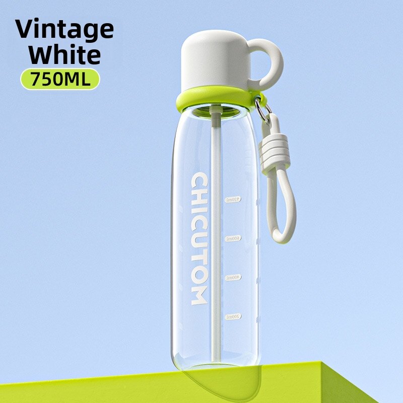 CHICU TOM | Childrens Tritan Water Bottle with Straw