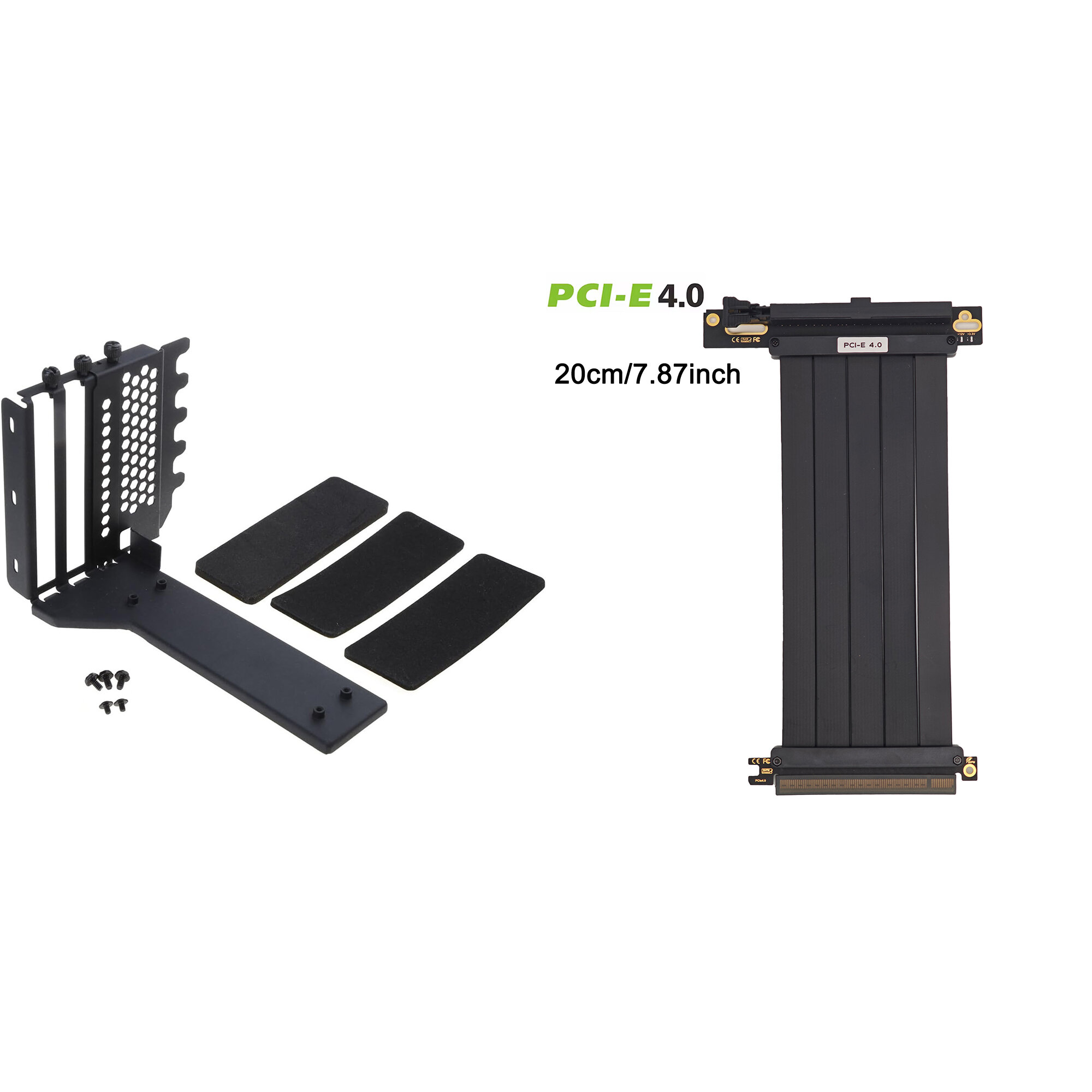 Vertical GPU Mounting Bracket PC Graphics Card Holder PCI-E 3.0/4.0 x16 ...