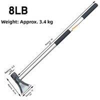 XIWUSHOUJIANG | Wood Chopping Bone Cutting Large Axe Rail Steel