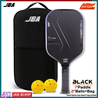 JBA T700 Carbon Fiber Pickleball Paddle 16mm Larger Sweet Spot Matte Fabric Texture Anti-Slip Durable Lightweight PP Honeycomb Core Better Control Breathable Grip Gradient Design