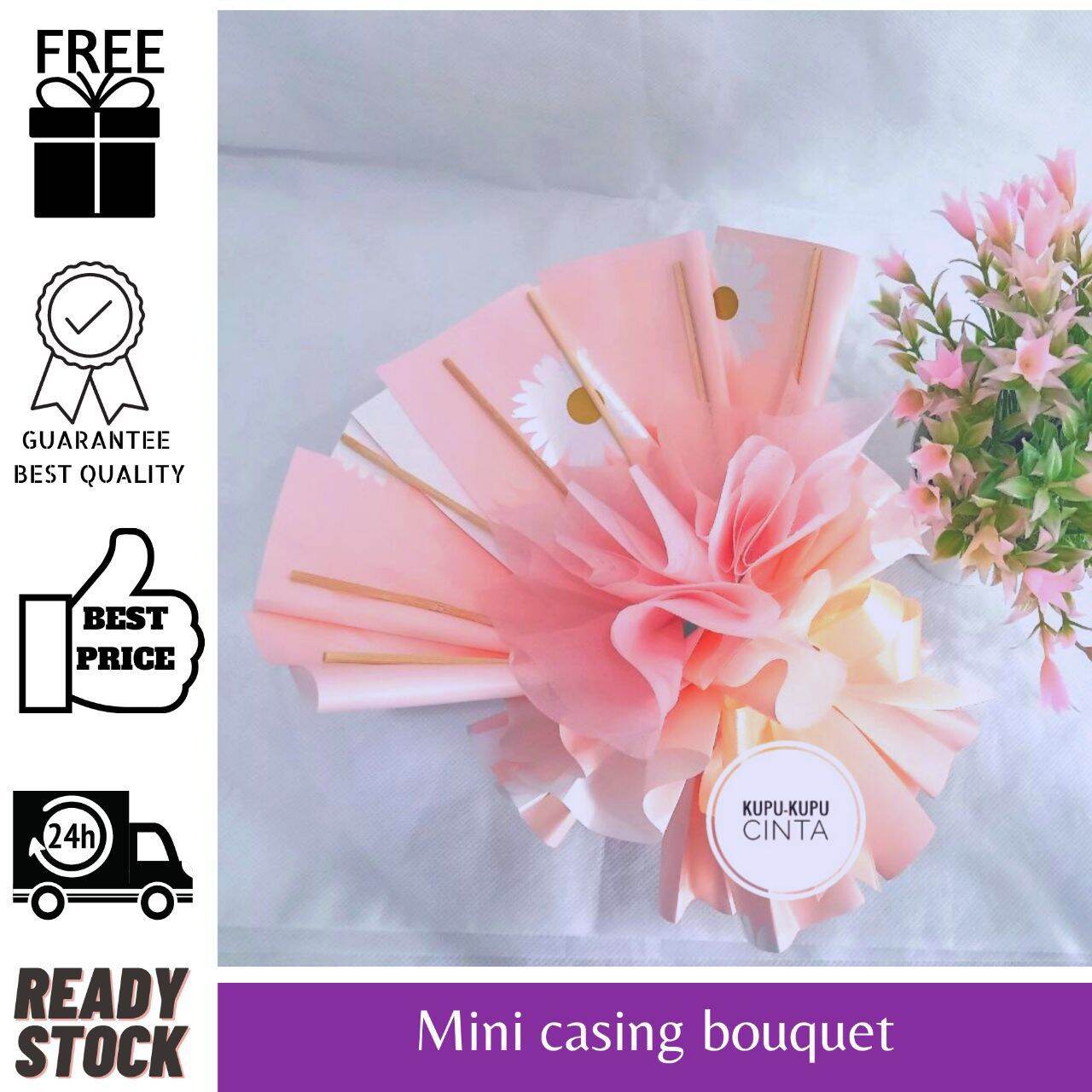 Tutorial Bouquet Bajet Mini Bouquet / Modal tak sampai Rm10 