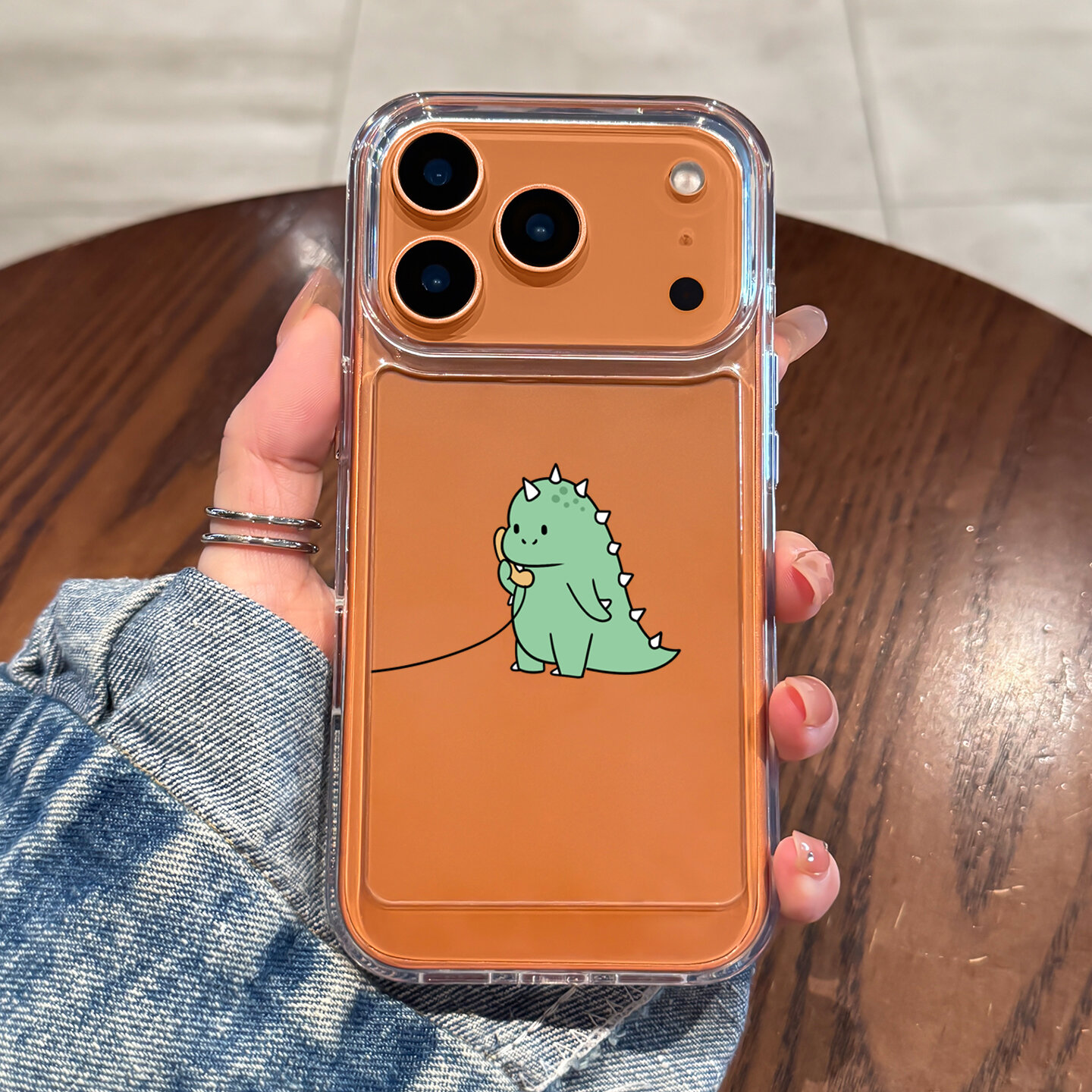 Silikon Handyhülle Für Iphone Mit Süßem Dinosaurier Paar Motiv_voghion.com