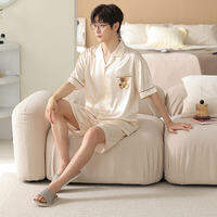 TUCANO | Icy Silk Short Sleeve Summer Mens Pajama Set