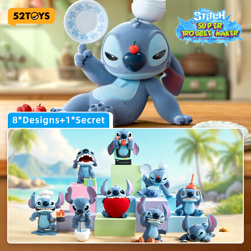 52TOYS Disney Stitch Super Trouble Maker Series Blind Box Figure Toy ราคา 379 บาท*ส่งฟรี
