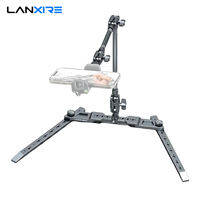 360 Rotating Photography Tripod Aluminum Phone Overhead Stand Desktop Tripod for DJl Pocket 3 Shooting Recording Video