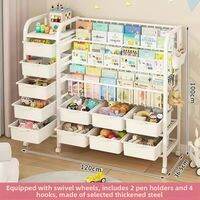 XIWUSHOUJIANG | Integrated Book and Toy Storage Shelf for Kids