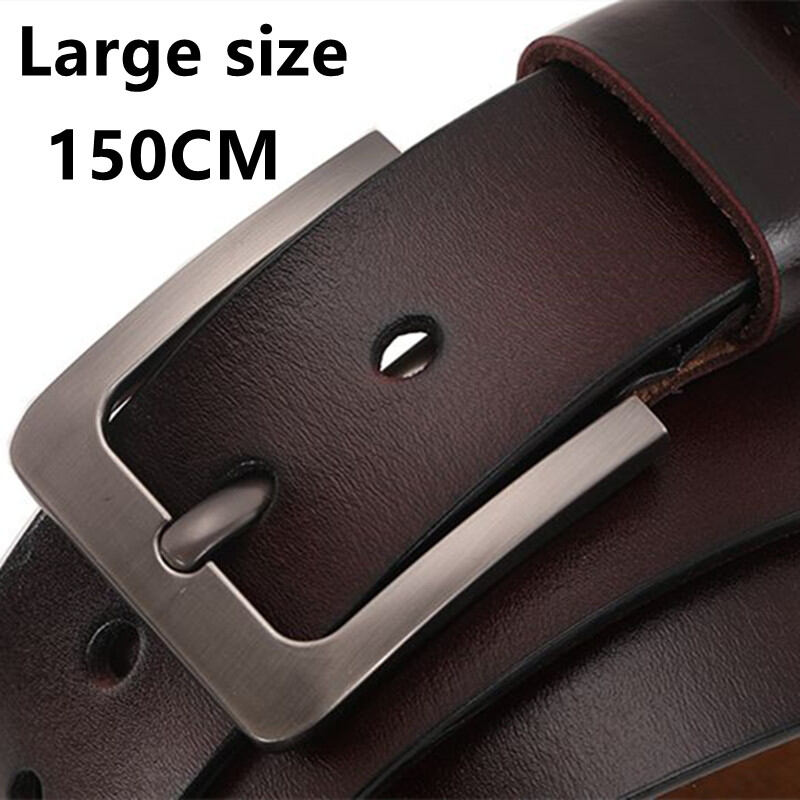 150CM Thắt lưng nam,thắt lưng da , dây lưng nam, dây nịt nam da bò cho quần jeans nịt quần bò khóa hợp kim cao cấp
