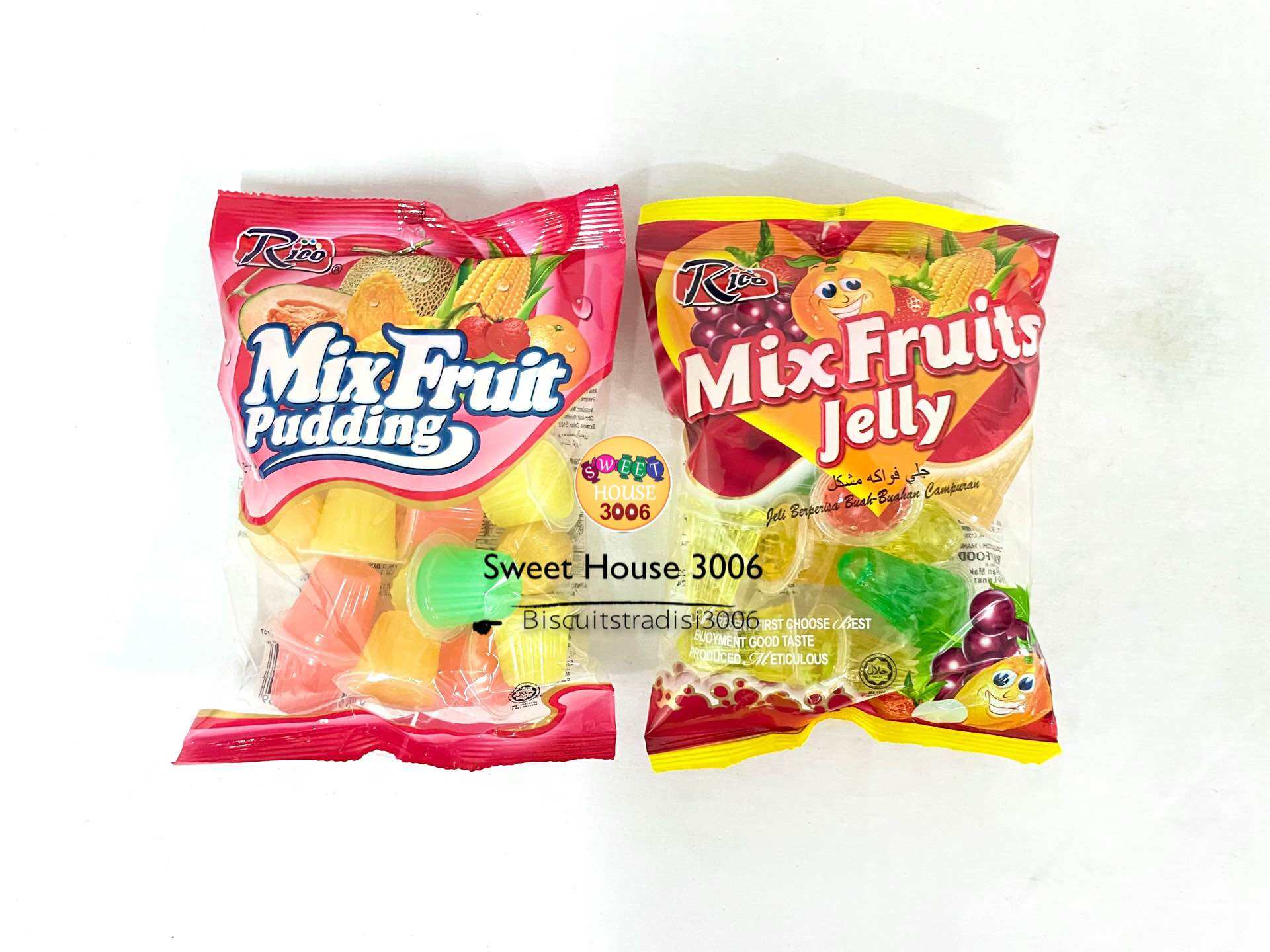 Rico 250g Mix Fruit Pudding Jelly Sumi Childhood Snack | Lazada