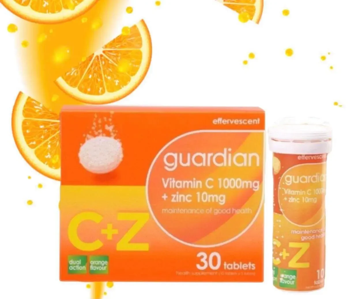 Guardian Effervescent Vitamin C + Zinc 3x10s EXP:MAY 2023