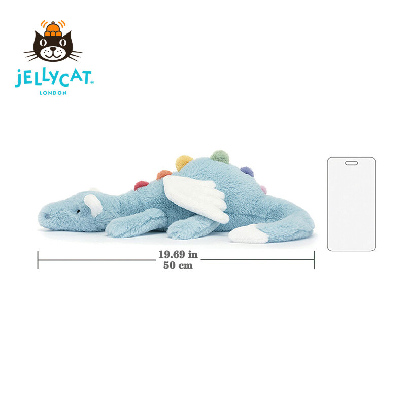 Jellycat Sky Dragon Luxurious Plush Security Animal For Soothing
