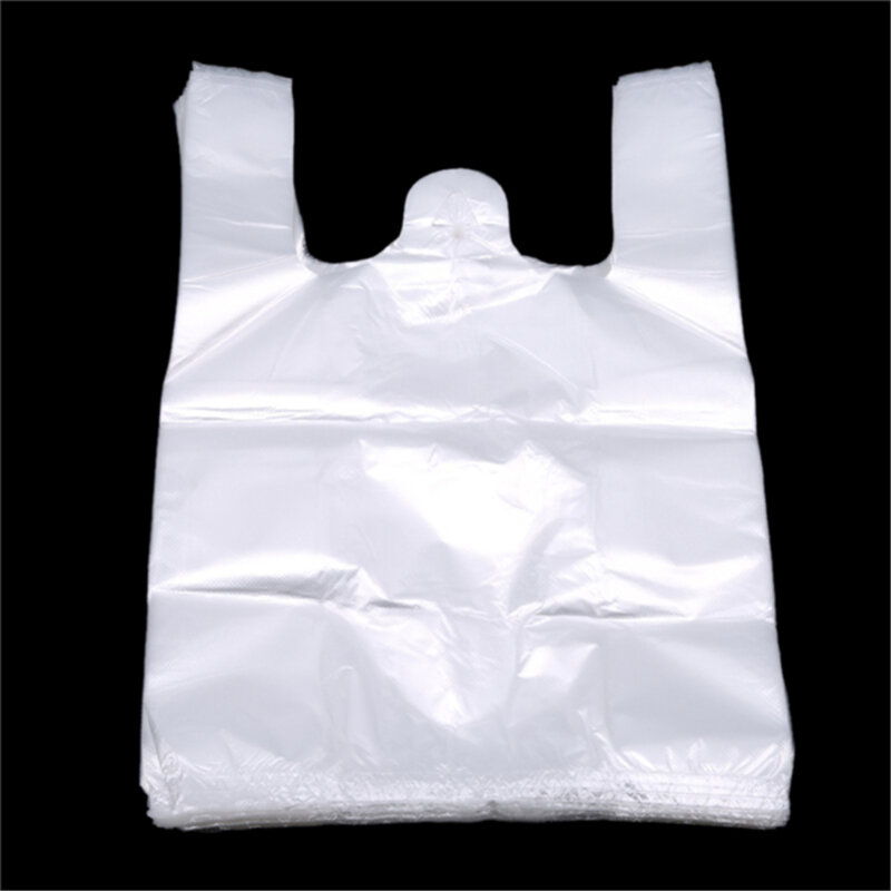 100pcs/Pack Transparent Plastic Bags Multi-purpose Shopping Bag Supermarket Bags Food Packaging Home Storage Kitchen Supplies