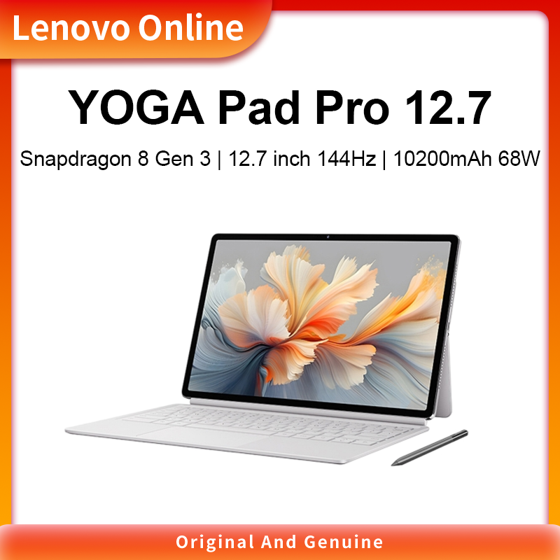 Lenovo YOGA Pad Pro 12.7 inch Snapdragon 8 Gen 3 Anti-reflective 2.9K 2944*1840 LCD Screen Eye Protection Flagship Screen Office Android Tablet 144Hz WIFI 10200mAh Presyo 21,999 Piso*Libreng Shipping