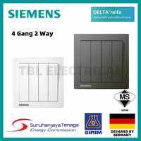 🔥SIRIM🔥SIEMENS DELTA® Relfa SERIES SWITCHES & SOCKET OUTLET SIRIM APPROVED