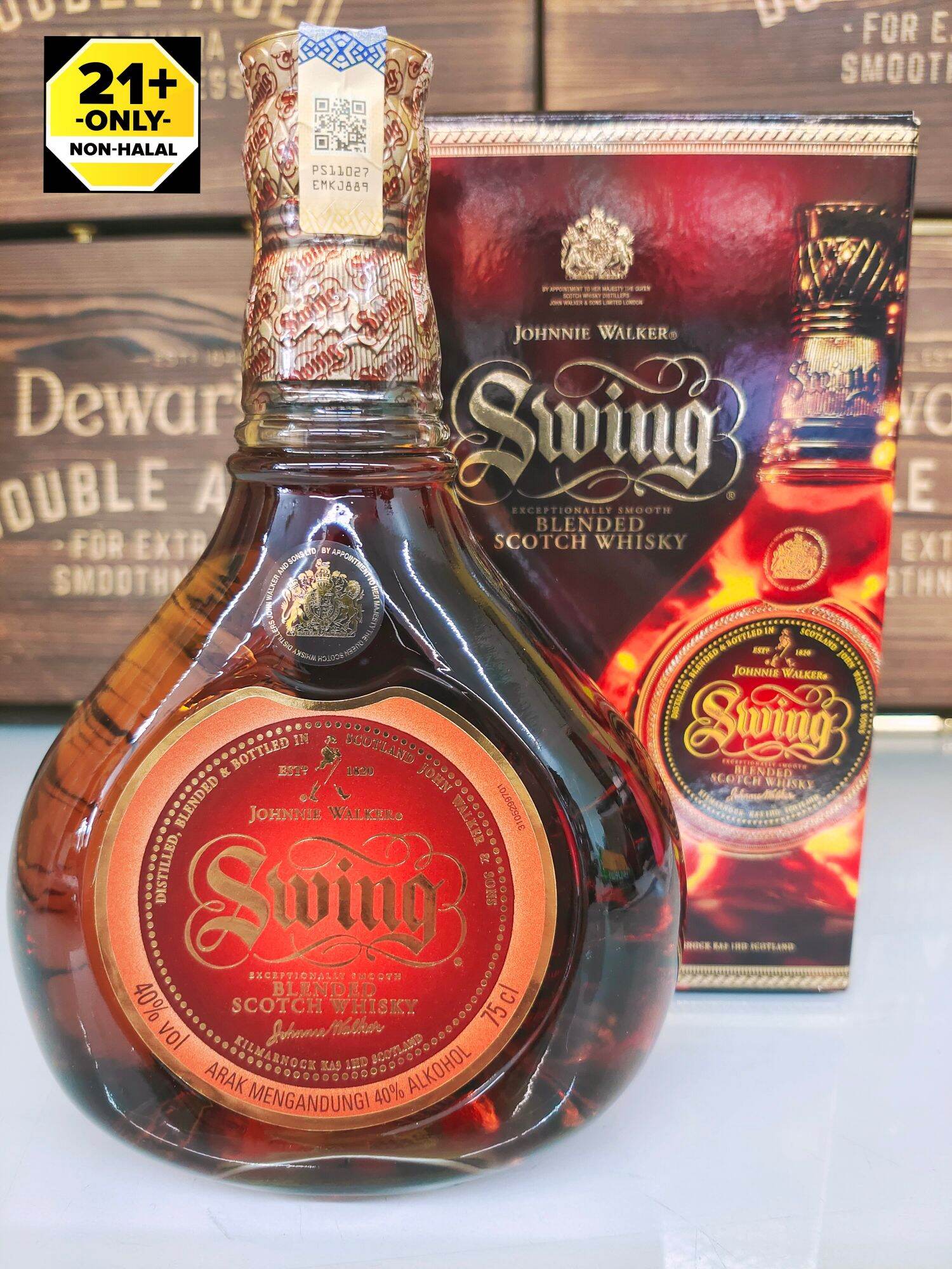 Johnnie Walker Swing Blended Scotch Whisky 750ml ???? Original Ready Lazada