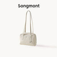 Songmont Small Yore Trunk Bag Women Full-Grain Cow Leather Shoulder Bags