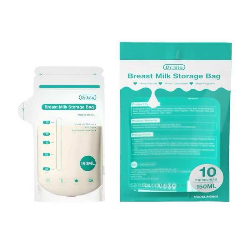DR.ISLA BREASTMILK STORAGE BAG DOUBLE LOCK 150ML BAG SUSU BREAST MILK STORAGE BAGS BPA FREE