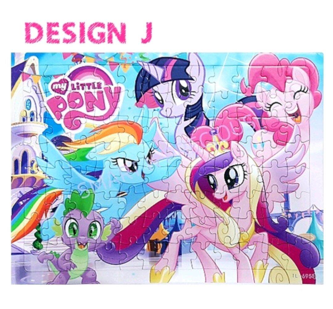 My Little Pony Jigsaw Puzzle Toys Gift for Kids (XL size 96 pcs) Mainan  Budak 儿童玩具 | Lazada