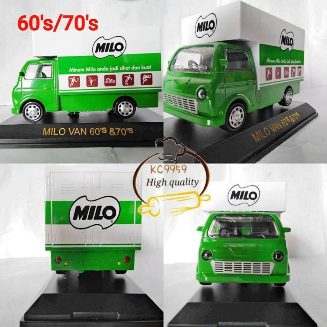 van size 13cm Original Collection car Milo Mini Toy Car Lori Besar Kereta Mainan Kanak. 