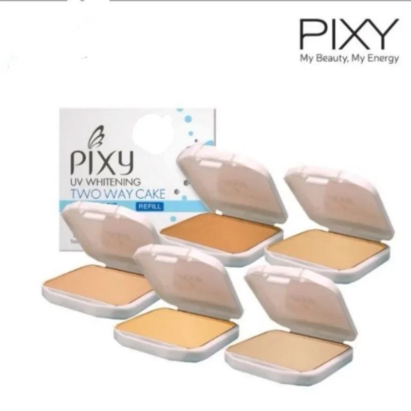 Pixy Two Way Cake 12.2g Refill UV Whitening SPF15 Make-Up Compact Powder (READY STOCK)100% asli import from indonesia/Natural White