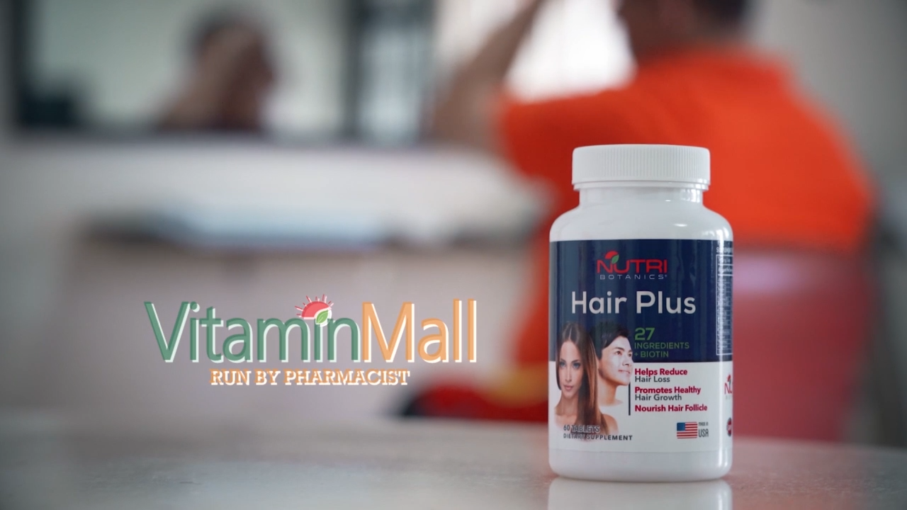 Ship from Singapore] Nutri Botanics Hair Plus - 60 Tablets - Stop Hair Loss  and Regrow Hair - Hair Growth Supplement with Biotin, Collagen, Keratin &  More! - 27 Hair Vitamins -